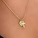 Benevolence LA Cross Necklace with Coin - 14k Pendant Necklace Medal Disc Circle Dainty 18 inch Necklaces for Women - Celebrity Endorsed (14k Gold)