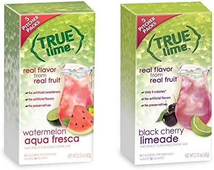 True Lime Two Quart Pitcher Sampler (Includes Black Cherry Limeade and Lime Watermelon Aquafresca)