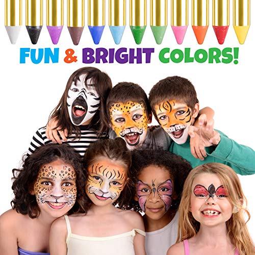 image for Kangaroo Face Paint Crayons for Kids Face & Body Painting Makeup Crayo