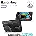 LG K10 Case, LG Premier LTE Case, Starshop [Heavy Duty] Dual Layers Kickstand Case with [Premium HD Screen Protector Included] and Locking Belt Clip (Black)