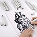 Mincho Dual Tip Grayscale Markers Pens - Permanent Sketch Cool Grey Tones Art Paints Pen for Illustration, Drawing, Outlining, Shading, Rendering - Set of 12 Colors Includes Colorless Blender