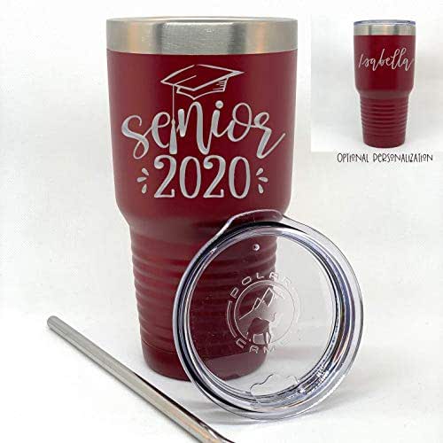 Senior 2020 Tumbler, Cup, Tumblr 30oz Engraved Travel