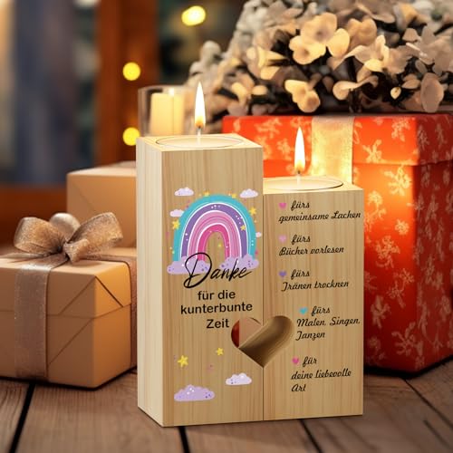 KAAYEE Farewell Gift Teacher Candle Holder, Candle Thank You Teacher Gift, Great Teacher Gift for Leaving Thank You Nursery Teacher