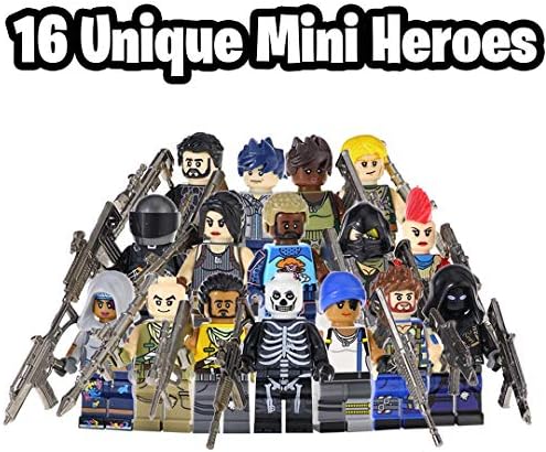 New! Battle Royal Toy Figures Sets- All Heroes from Fort Battle Royal- Gift for Boys and Girls