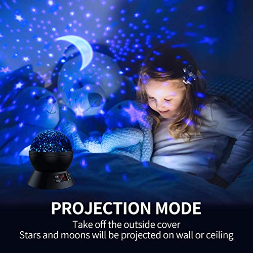 image for FKANT Star Projector, Night Lights for Kids 360-Degree Rotating Star M