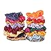 42 Pcs Silk Satin Scrunchies for Hair, Elastics Bobbles Hair Bands Scrunchy Hair Tie Ropes Scrunchie for Women Girls Hair Accessories