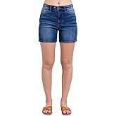 Judy Blue High Rise Adjustable Button Dad Shorts