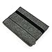 Lavievert Handmade Gray Felt Case Bag Sleeve Protector with Black Elastic Band for Apple 11