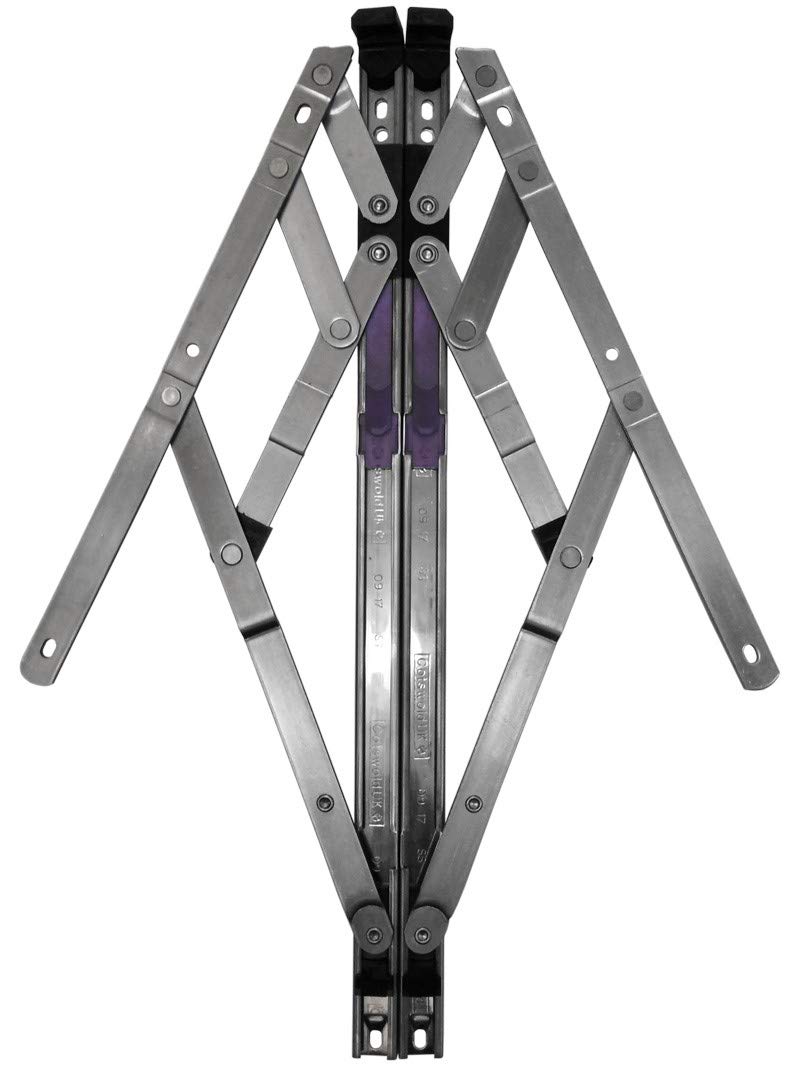 Cotswold Sinidex 16 Inch Fire Escape Easy Clean Window Hinge 13 Stack