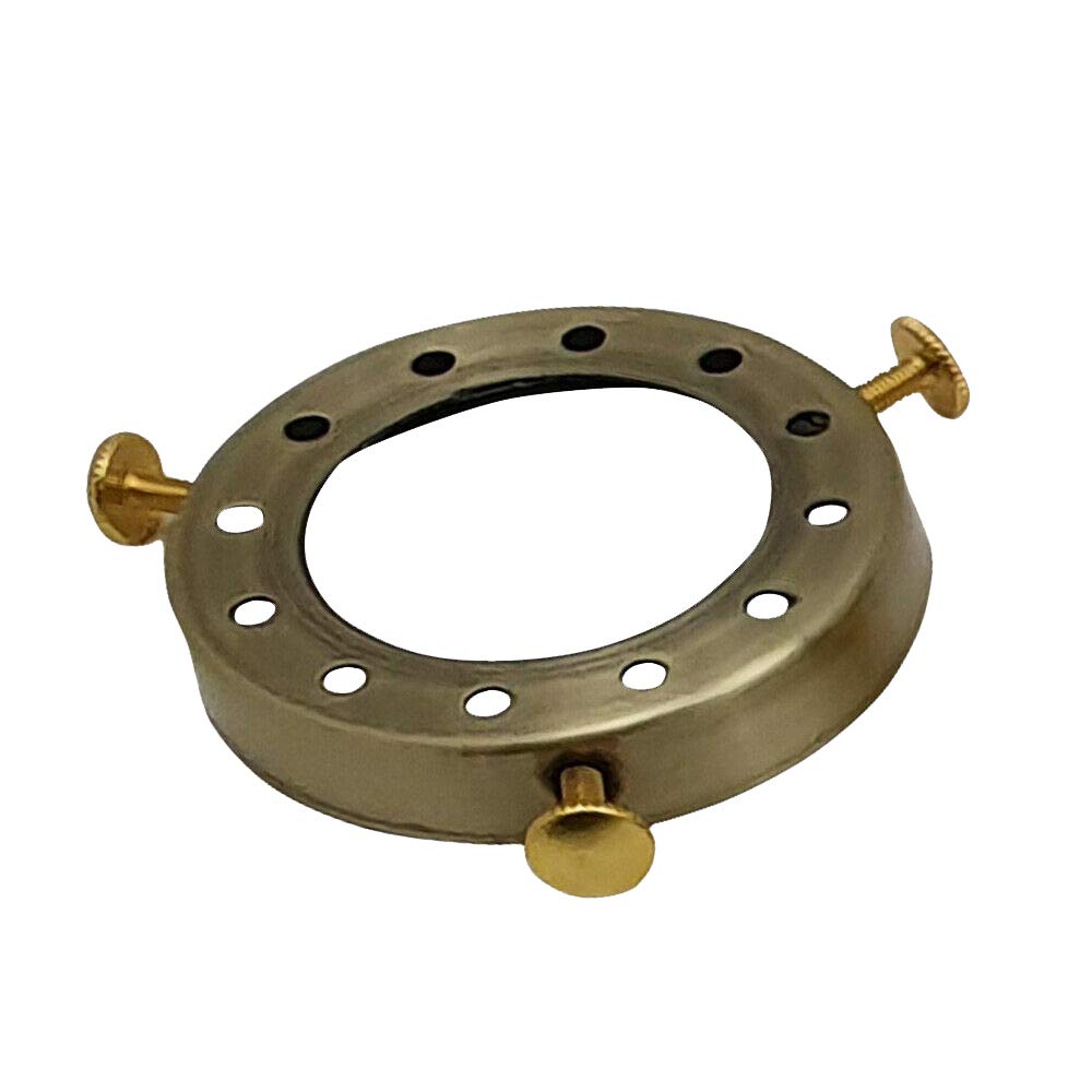 Pendant Light Socket lampshade Holder Top Collar Ring Adapter Lamp Base Solid Metal Thread Shade Fitter Retro Cap Separate Lighting Accessories