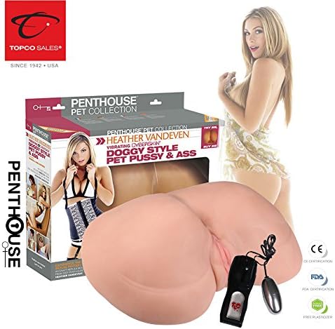 Penthouse Pet Heather Vandeven Repablic 3D Male M-asturbators Vibrating Pussycat &amp; Butt Soft Stroker Personal Massage Adult Doll Toys for Men Handsfree