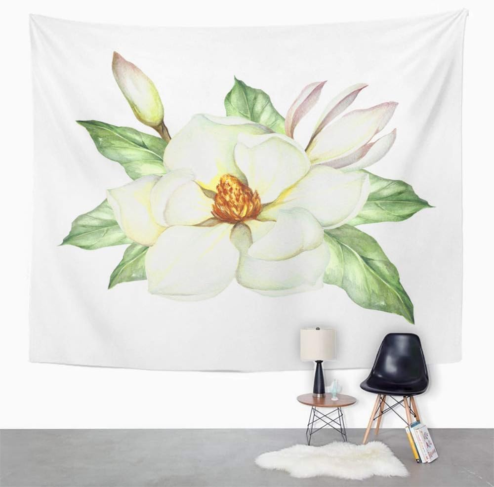 Aocck Tapices Wall Hanging White Beautiful Composition With