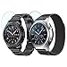 Valkit Compatible Gear S3 Frontier/Classic Watch Bands, 22mm Stainless Steel Band Mesh Replacement Metal Strap +Screen Protector Compatible Samsung Gear S3 Frontier/S3 Classic/Galaxy Watch 46mm