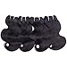 Brazilian Body Wave Human Hair Bundles with Closure(10