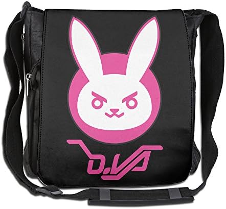 Overwatch D.VA Tank Logo Sports Polyester Shoulder Crossbody Messenger Bags