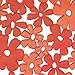 mDesign Floral Kitchen Sink Protector Mat, Sponge Holder, Drain Strainer - Set of 3, Red