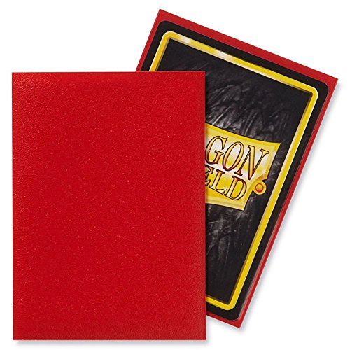 Dragon Shield Matte Crimson 100 Protective Sleeves
