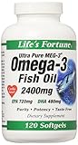 Life's Fortune Ultra Pure Meg-3 Omega-3 Fish Oil 120 Softgels