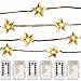 ADAINA LED Star String Fairy Lights Battery Operated 8 Model Remote Dimmable Flexible Lights Indoor Outdoor Waterproof 13Ft Timer Rope Lights For Bedroom Garden Wedding Halloween 3 Pack