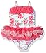 Little Me Baby Girls' UPF 50+ One Piece Swimsuit