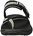 Skechers Women's-Reggae Rasta Thong Sandal, black, 8 M US