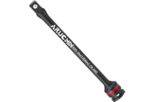 ARUCMIN 1/2" Drive 90 Ft-Lbs Torque Limiting Extension Bar, 8 Inch Color-Coded Lug Nut Torque Sticks