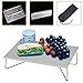 VPABES Aluminum Folding Table, Portable Camping Picnic Table for Camping, Beach, Backyards, BBQ, Picnic and Morethumb 1