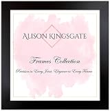 Alison Kingsgate Sleek 6x6 Picture Frame Black with Perspex Front