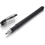 Gel Ink Pens,0.4mm Ultra Fine Point Standard Refill Rollerball Pen,WISEUS,12 Pack Set,382(Black, 0.4) (Black, 0.4)