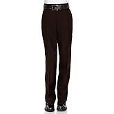 RGM Boys Pant with Two Side Two Back Pockets Non-Elastic Waistband, Slim Pants for Boys Goes with Any Shirt Suit Jacket