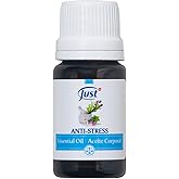 Swiss Just - Anti-Stress Activator Essential Oil Blend Basil Lavender 10 ml | Blend Of 15 Botanical Oils, Convenient Roll-On Bottle, Ideal For Aromatherapy, Diffusers And Everyday Self-Care Routine