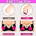 Silicone Breast Inserts - Waterproof Enhancer Clear Gel Push Up Bra Inserts for Swimsuits & Bikini