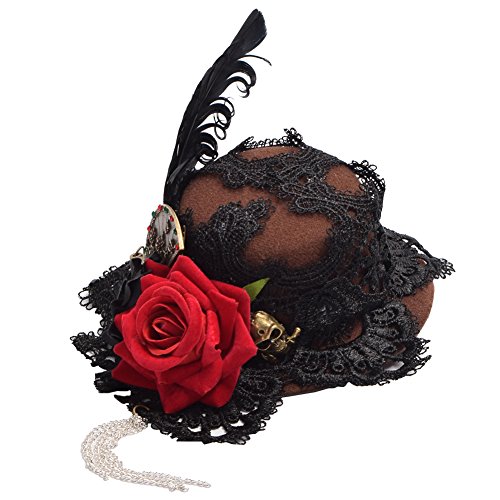 BLESSUME Flower Mini Hat Hair Clip - Image 8