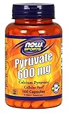NOW Sports Pyruvate 600 Mg, 100 Capsules