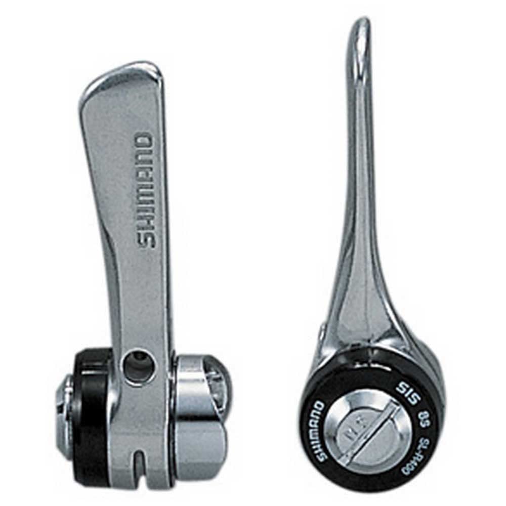 SHIMANO Tiagra SL-R400 Down Tube Shifters - Silver, 8 Speed