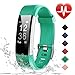 LETSCOM Fitness Tracker HR, Activity Tracker Watch with Heart Rate Monitor, Waterproof Smart Bracelet with Step Counter, Calorie Counter, Pedometer Watch for Kids Women and Men