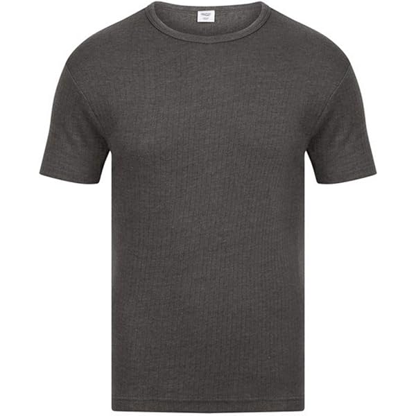 HEAT HOLDERS Mens Short Sleeve Winter Thick Thermal Lining Base