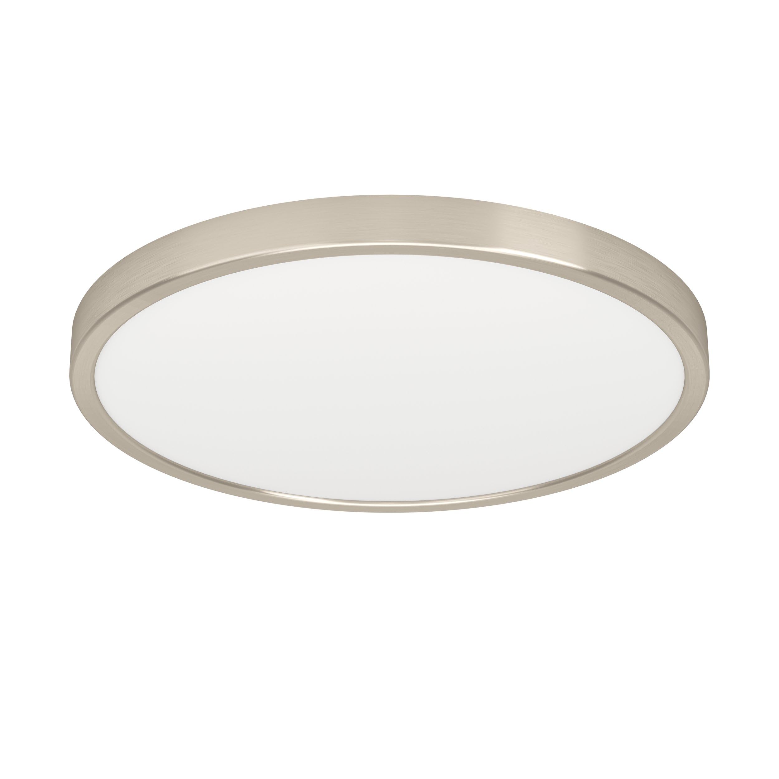 Eglo LED Ceiling Light Fitting Fueva 6, Round Ceiling lamp, Flush Light Fixture, Plastic in Silver and White, Ceiling Lighting Warm White-Cold White, ⌀ 39 cm — image 1
