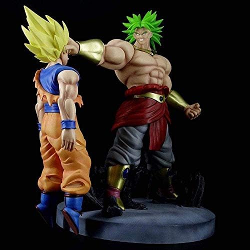 アクションフィギュアドラゴンボールbroly バタグリアvs孫悟空tranquilla踏み段デスクトップアニメイトcarattereディmodello Statua