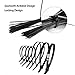 600 Pcs Nylon Cable Zip Ties with Self-Locking 4/6/8/10/12/14 Inch & 0.145 Inch Width By Agolds