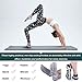 Muezna Non Slip Yoga Socks for Women, Anti-Skid Pilates, Barre, Bikram Fitness Socks with Grips, Size 5-10 (Gray)