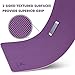Ewedoos Eco Friendly Yoga Mat TPE Non Slip Yoga Mat with Upgraded Textured Surface for Extra Grip, Non Slip Workout Mat for All Type of Yoga, Pilates and Fitness, Carrying Strap Included (Purple/Pink)thumb 2