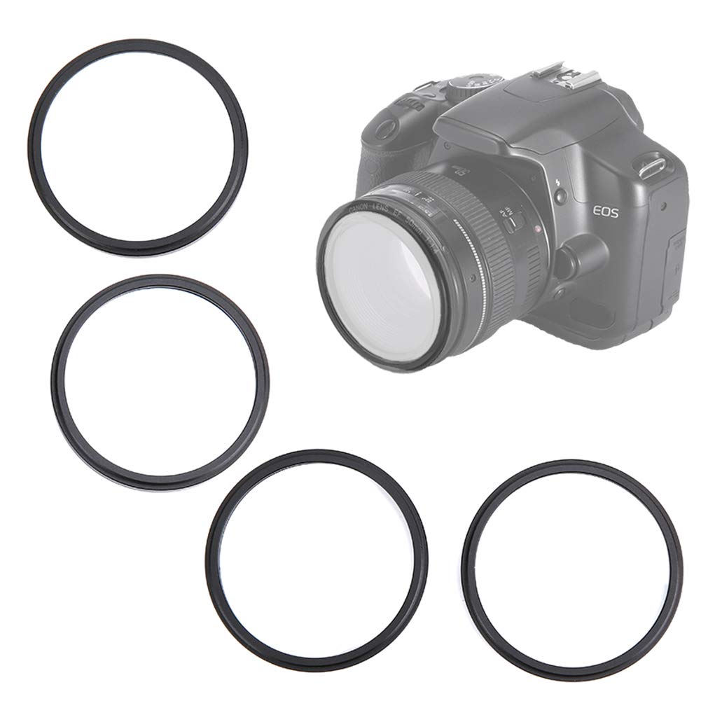Macro Lens Filter Kit, Optical Glass Close Up Macro Photography +1 +2 +4 +10 Lens Filter Set for Canon DSLR Camera(Black-67mm)