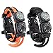 Reehut Paracord Bracelet with Fire Starter Whistle Scraper Compass Thermometer, Emergency Survival Kits for Camping Hiking Cycling (Set of 2)