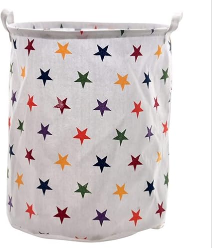 Aidebianli Panier A Linge Pliable Sale Sac Linge Bebe Interieur Rangement Impermeable Paniere Etoile A Cinq Branches Coloree 40x50cm Amazon Fr Cuisine Maison
