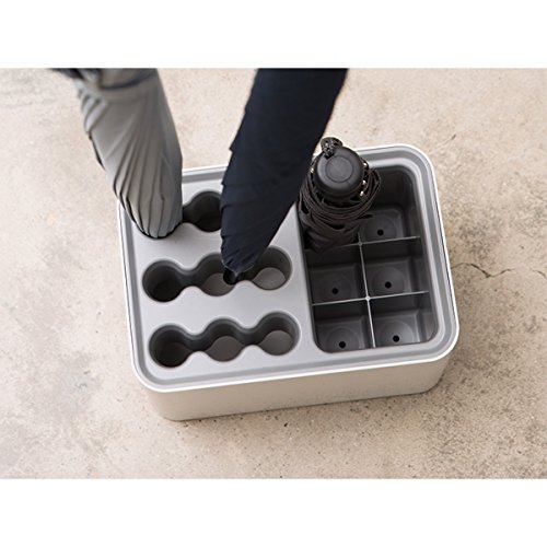 HARRA HOME Modern Design Umbrella Holder for Entryway Indoor Home Office Front Door – Umbrella Drying Racks with Removable Base Drip Tray - Small and Large Umbrellas Storage Stand Container - Thumbnail 7