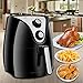 SUPER DEAL Electric Air Fryer XL 3.7 Quart W/Timer, Temperature Control, Detachable Basket, Fry Healthy with 80% Less Fat