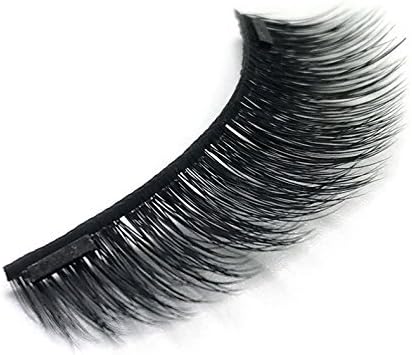 100% Mink Double Magnetic Eyelashes with Two Magnets, Reusable 3D False Eyelashes, 4 Pieces – Uptown Lashes (Diva Lash)