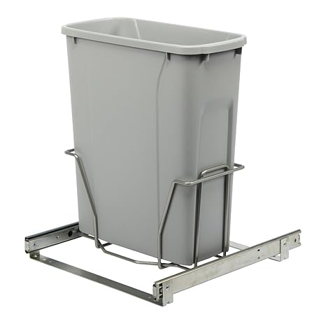 Knape Vogt Psw15 1 20 R P In Cabinet Pull Out Trash Can 17 3125