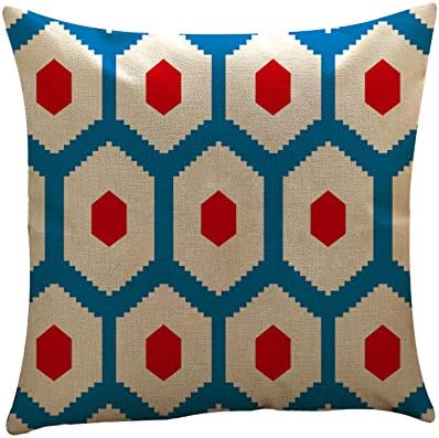koperras Geometric Multi Color Pillow Cover,45cm x 45cm (18in x 18in),Cushion Cover Throw Home Car Pillow Case